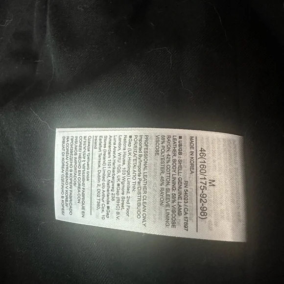 Banana Republic essential Black Leather Moto Jacket - Picture 12 of 12